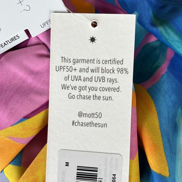 Mott50 High Waisted Wrap Bikini Bottom in Golden Hour floral Size XL NWT - Picture 12 of 13